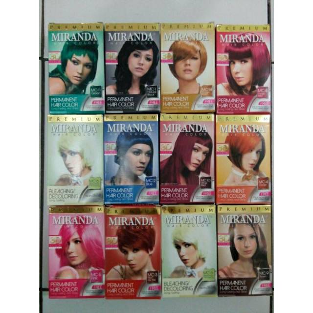 MIRANDA HAIR COLOR / CAT RAMBUT MIRANDA / CAT RAMBUT MIRANDA