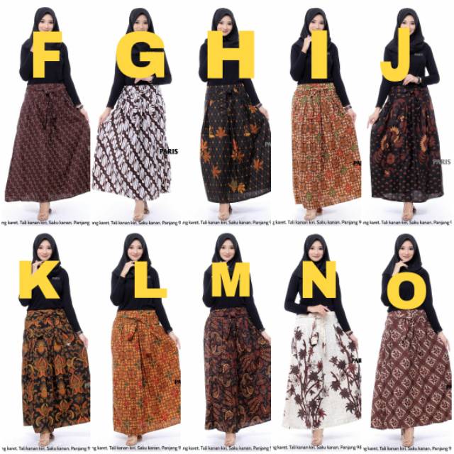 ROK PAYUNG BATIK Serian Motif