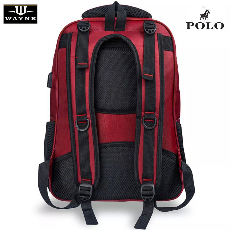 Tas sekolah Polo Gives usb 18inch import ✅ Bisa COD-4