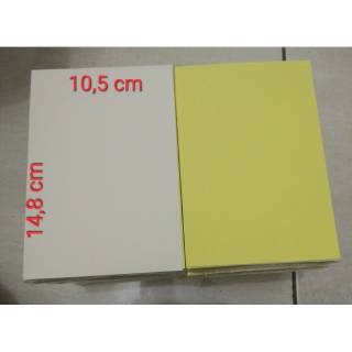 Kertas stiker HVS isi 100 lembar ukuran A6 10 5 x 14 8 cm Kertas stiker HVS isi 100 lembar ukuran A6 10 5 x 14 8 cm