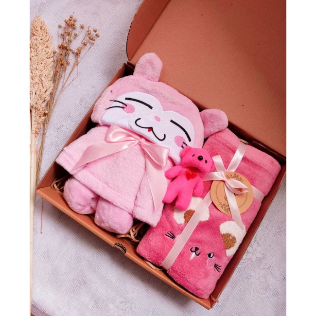 Hampers bayi/ kado bayi / gift box-Baby kode 03 pink