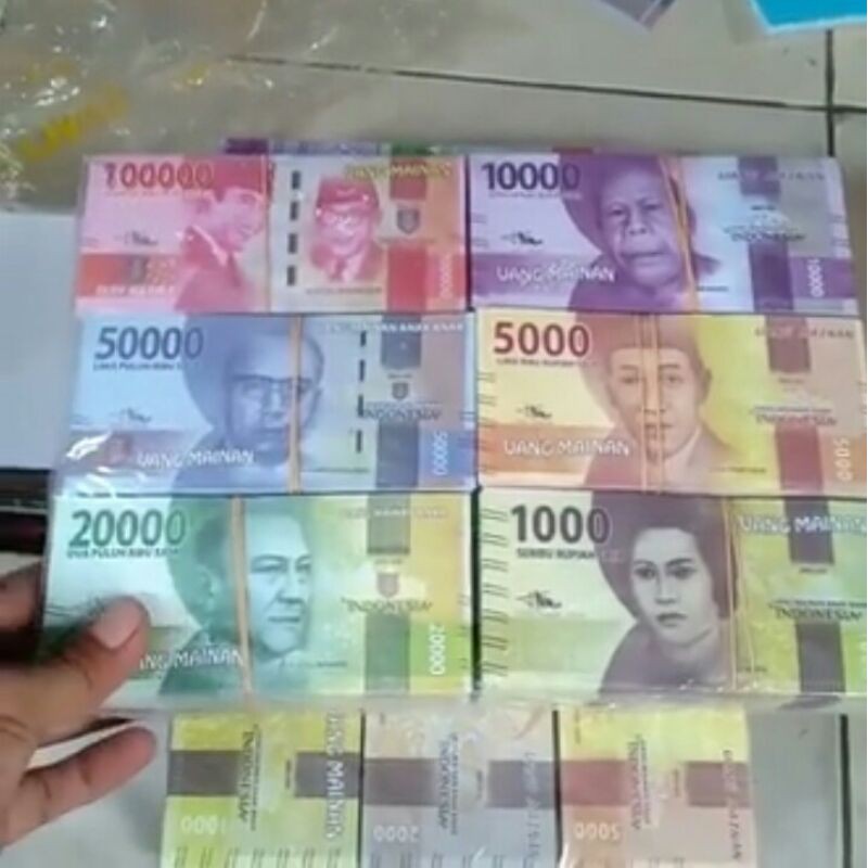 

Uang kertas mainan anak 2020 terbaru