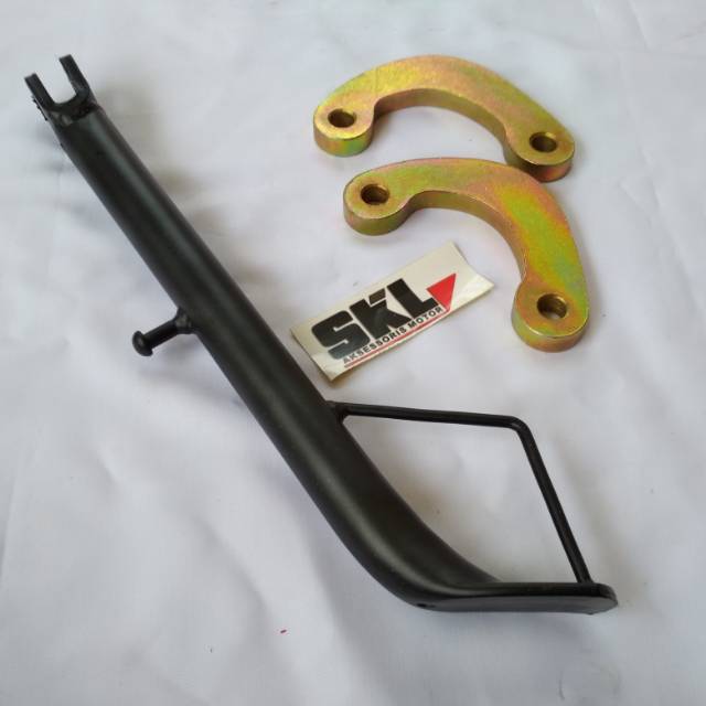 Paket Standar Samping Panjang 28 Cm + Conrod Peninggi Shock Vixion