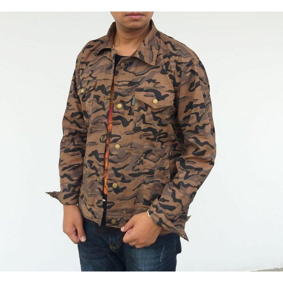 jaket camo / semi parka pria army premium terlaris bandung