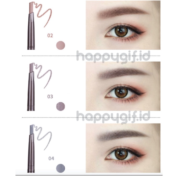 LAMEILA Geometry Colors Eyebrow Pensil Alis Double Heads LA005 783