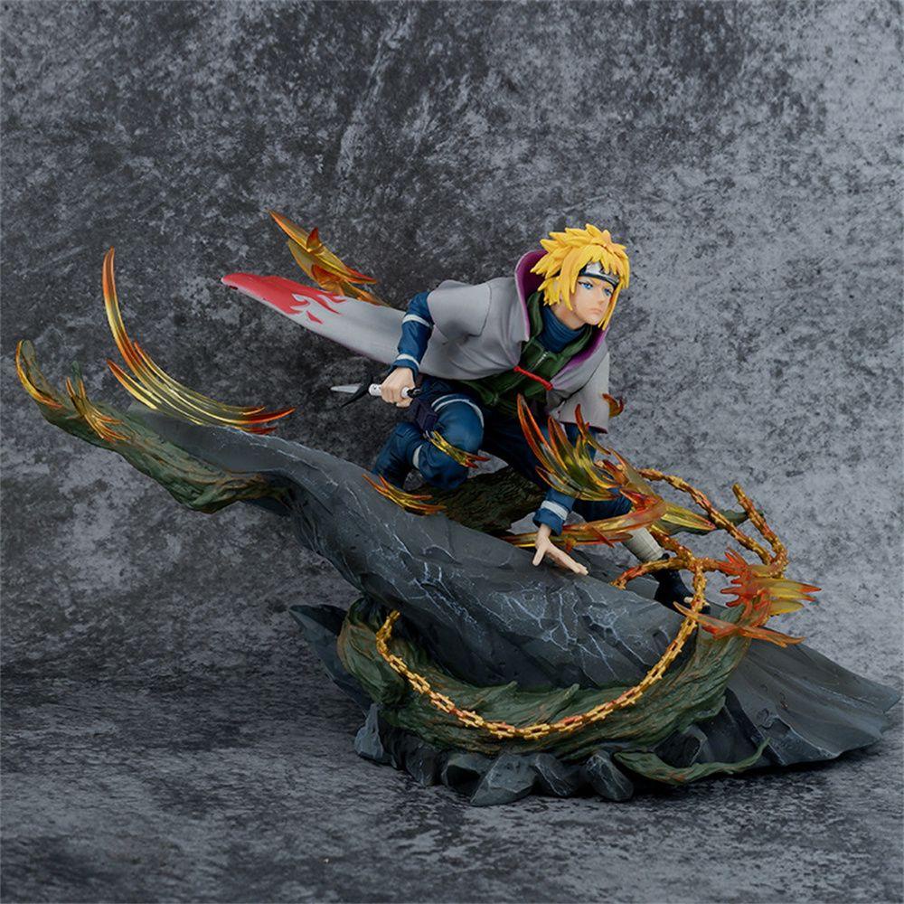 Lanfy NARUTO Action Figure Anime Jepang Collectible Model Sarutobi Lchizoku Figure Mainan Hatake Kakashi Hashirama Tobirama Kartun NARUTO