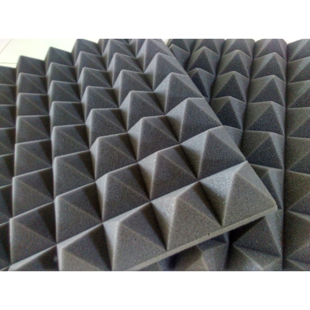 Busa Pyramid Peredam Suara - Acoustik Foam Pyramid 50x50cm