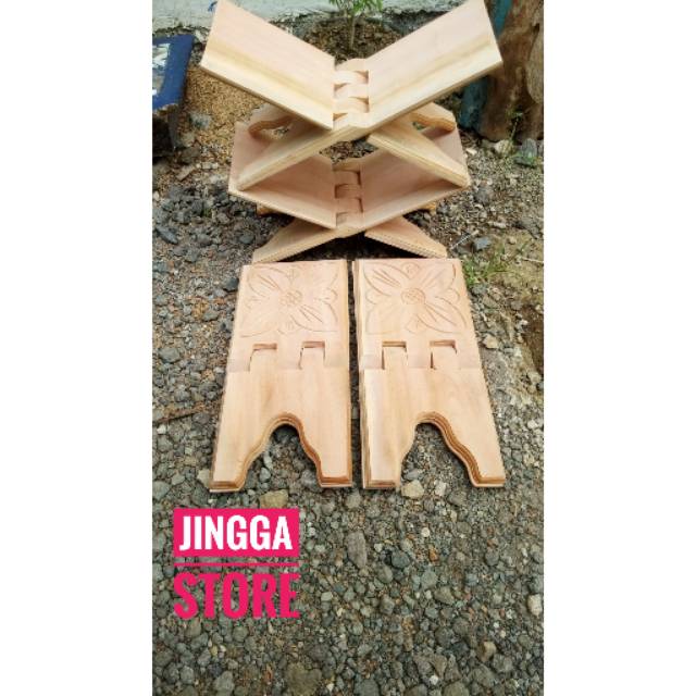 18x38cm Rekal Meja Lipat Meja Ngaji Lekar leker Meja kayu