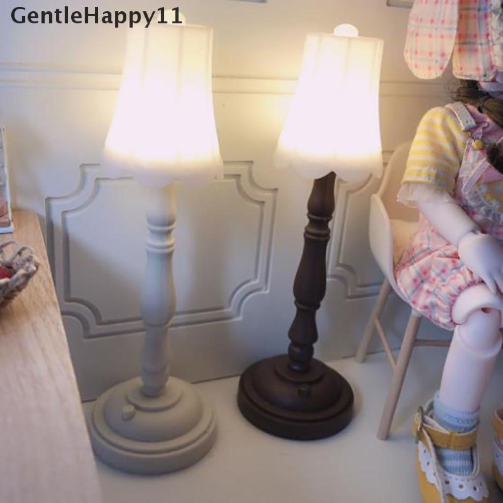 Gentlehappy Mainan Miniatur Lampu LED Skala 1: 12 Untuk Aksesoris Rumah Boneka