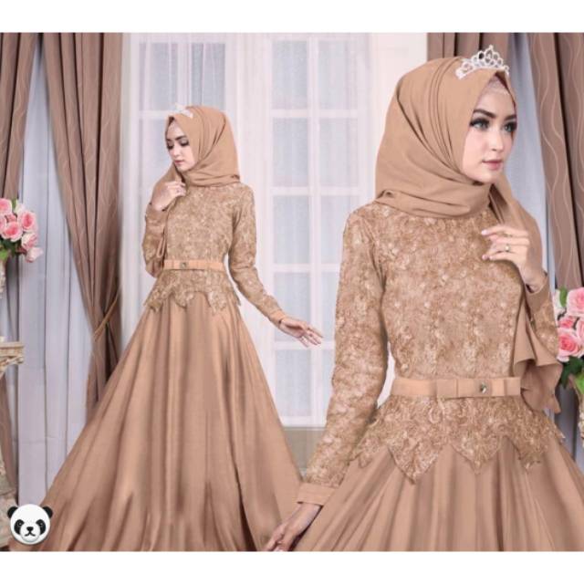 NC Shop Fashion - Gamis Aulia - Maxi Dress - Baju Muslim Syari