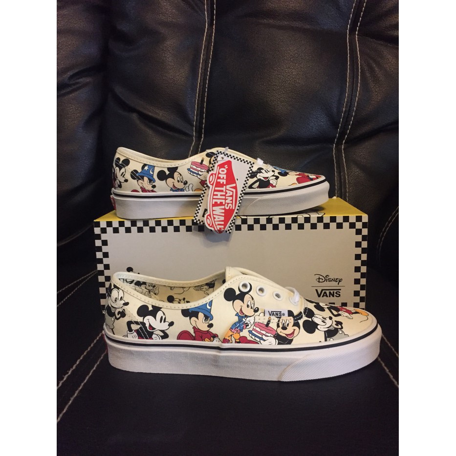 Vans authentic x disney mickey mouse birthday 50th anniversary (bnibwt) original