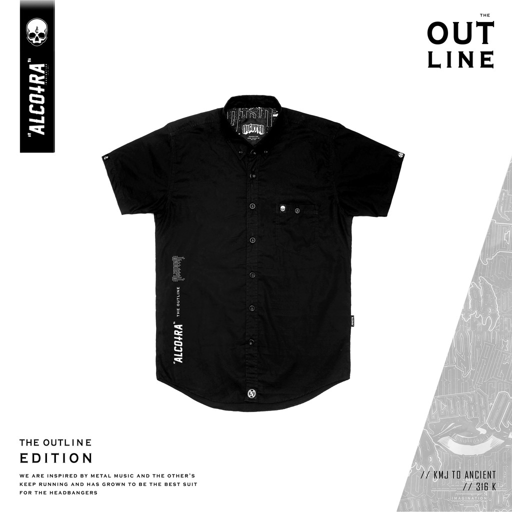 KMJ TO ANCIENT / KEMEJA HITAM THE OUTLINE