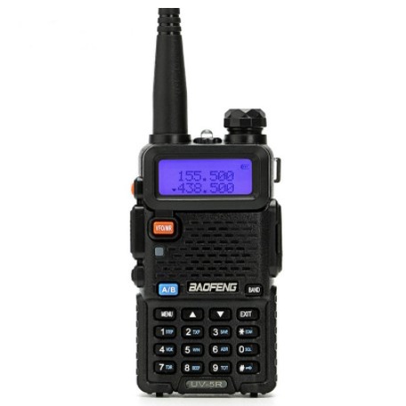 HT Baofeng UV-5R Dual Band Baru Original Garansi UV5 BF-UV5R BFUV5R Walkie Talkie dengan Layar