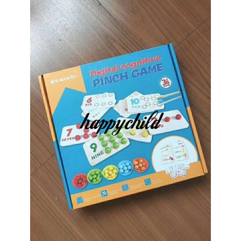 pinch game learning resources counting color sorting calculation/mainan edukasi/happychild