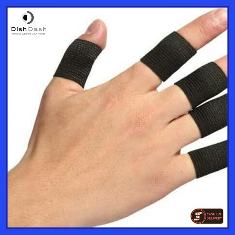 [BAYAR DI TEMPAT] 10 Pcs DEKER JARI Untuk Olahraga Bahan HIGH QUALITY / FINGER SUPPORT / Pelindung Jari