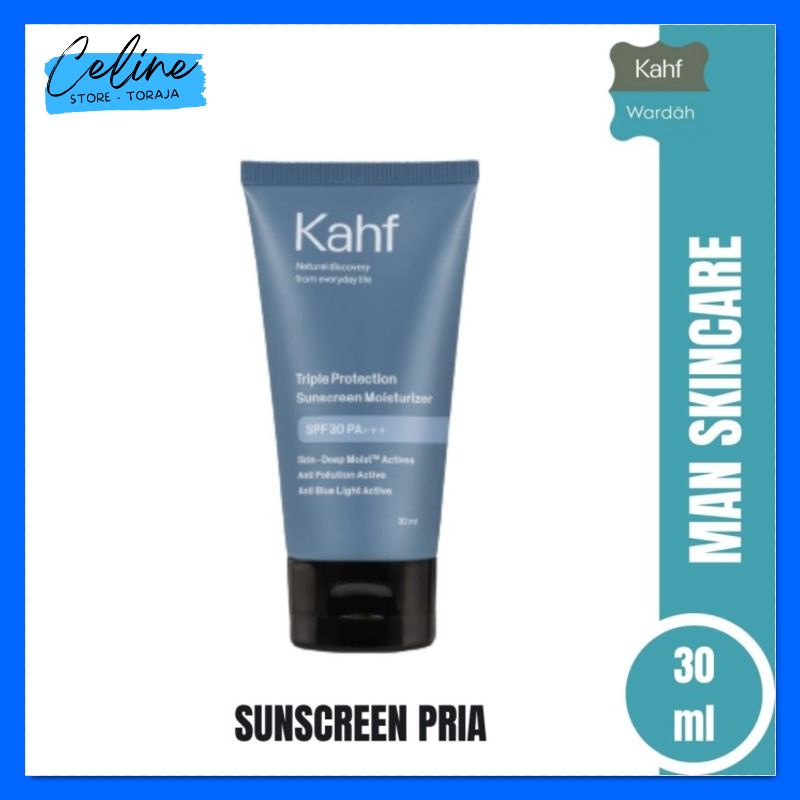 KAHF TRIPLE PROTECTION SUNSCREEN MOISTURIZER | SUNBLOCK WAJAH PRIA