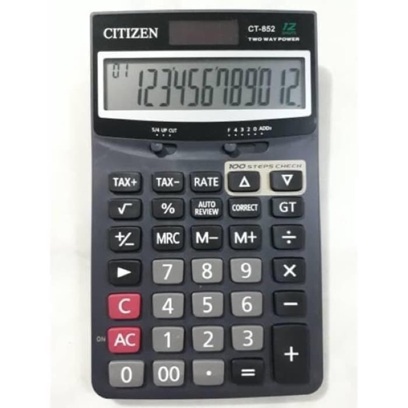 

KALKULATOR CT 852 - CALCULATOR TYPE CT - 852