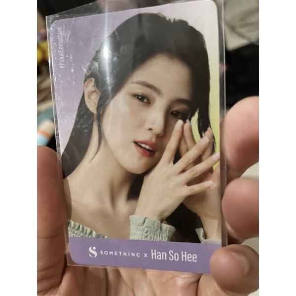 photo card han so hee somethinc