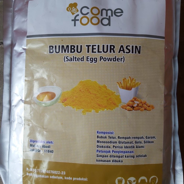 

NEW COME FOOD bumbu tabur SALTED EGG bumbu TELOR ASIN / SALTED EGG powder