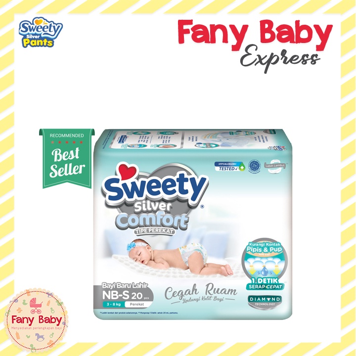 SWEETY SILVER COMFORT NB-S 20 / POPOK PEREKAT