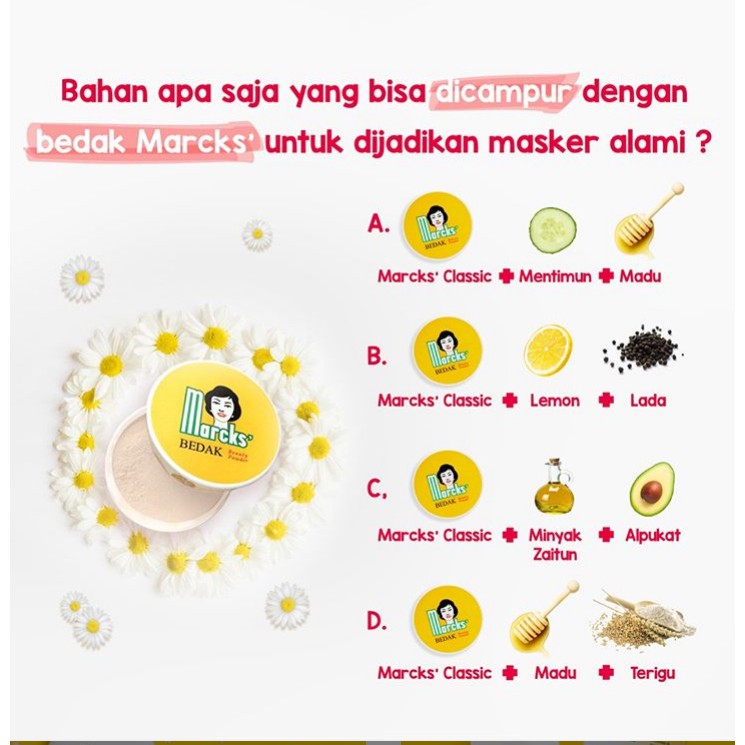 Marcks Bedak Beauty Powder 40gr