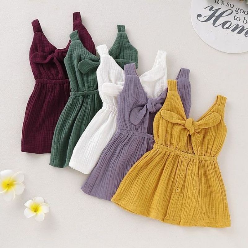 Dress Anak Perempuan Aprilia Ruffle Tee Tutu  1-3 Tahun / Dress Anak Perempuan Import Premium Kids