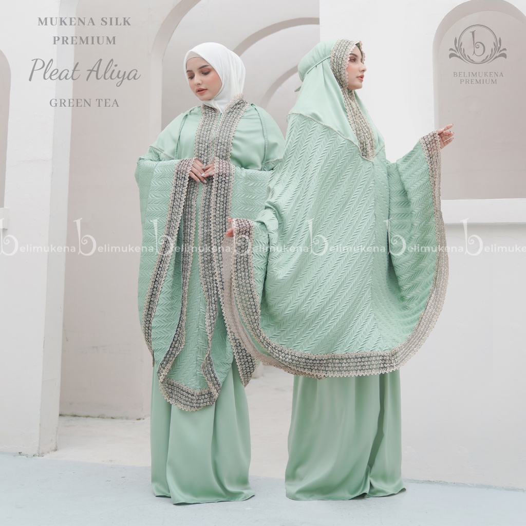 Mukena Dewasa 2in1 Silk Premium Pleat Aliya