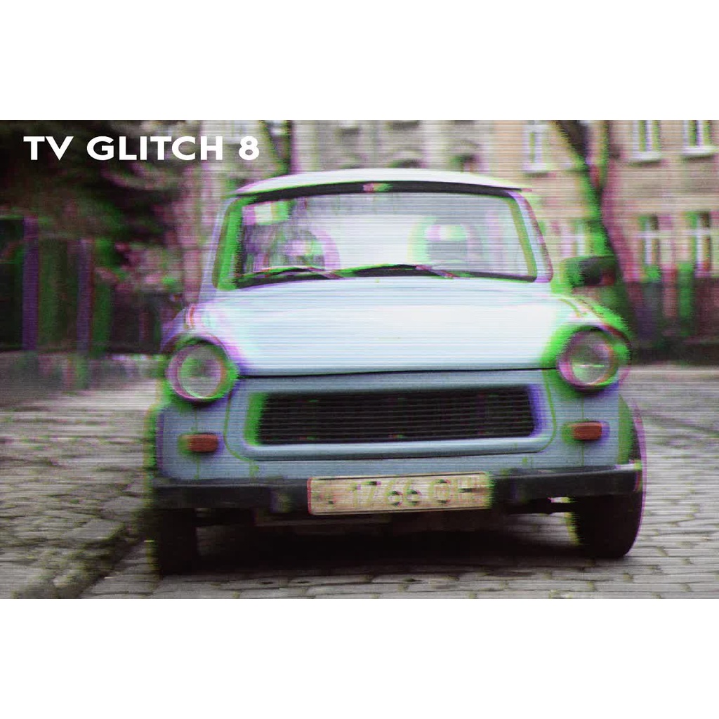 Als Glitch Tv Action Pack Vol 1 - Photoshop Action