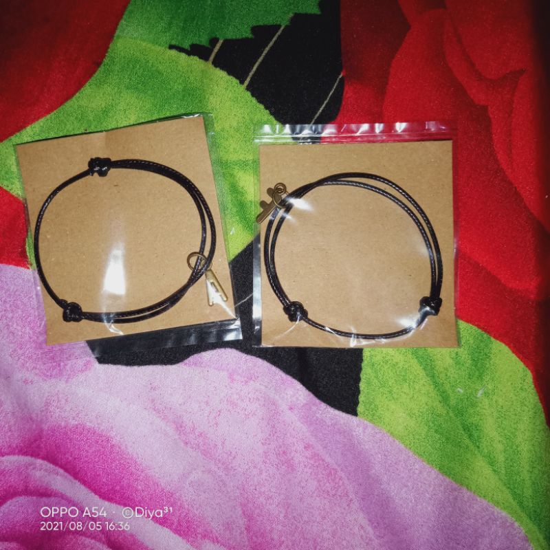 gelang couple magnet custom huruf