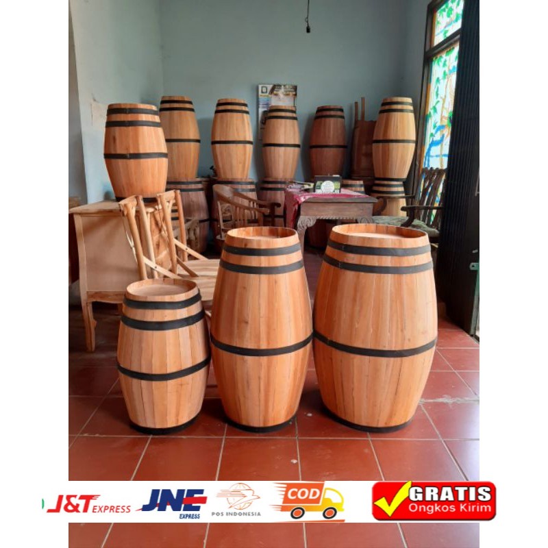 gentong pelaminan / gentong kayu / accesoris pelaminan / dekorasi pelaminan
