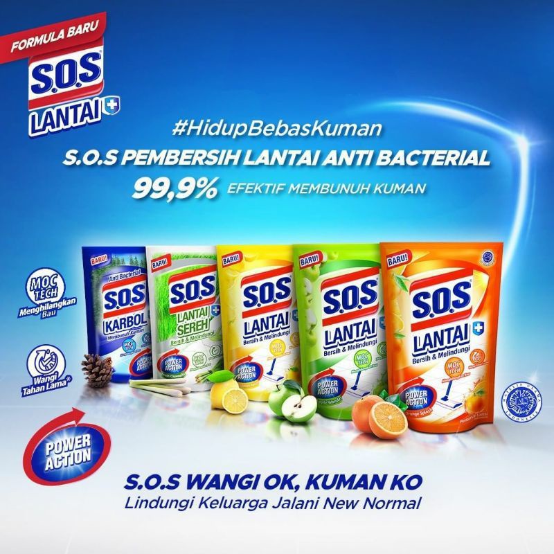 SOS pembersih lantai 750ml