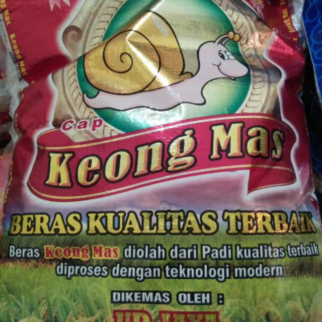 

Beras kualitas terbaik keong mas