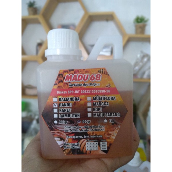 

MADU 68 MADU MURNI asli 500 gram setengah kilo Madu randu Madu multiflora Madu kopi Madu kaliandra Madu rambutan Madu hutan Madu sumbawa Madu baduy Madu mentah Madu kesuburan Madu promil Madu untuk meningkatkan daya tahan tubuh Madu diet Madu penggemuk