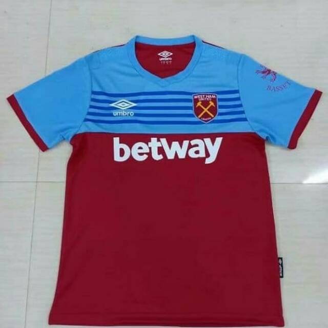 Jersey Baju Bola West Ham Westham Home 2019 2020 Grade Ori Top Quality