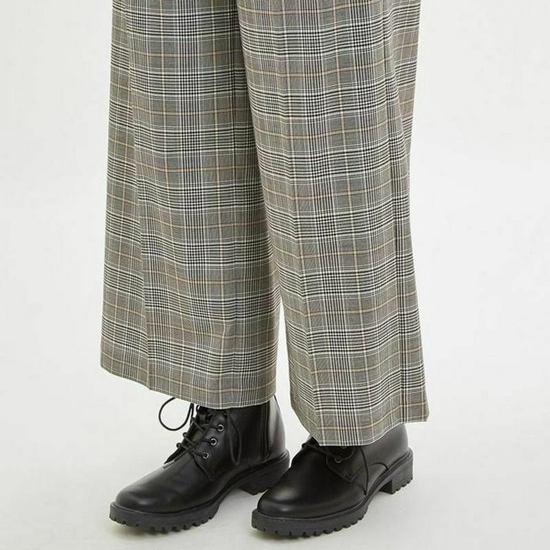 Unq plaid cullotes pants