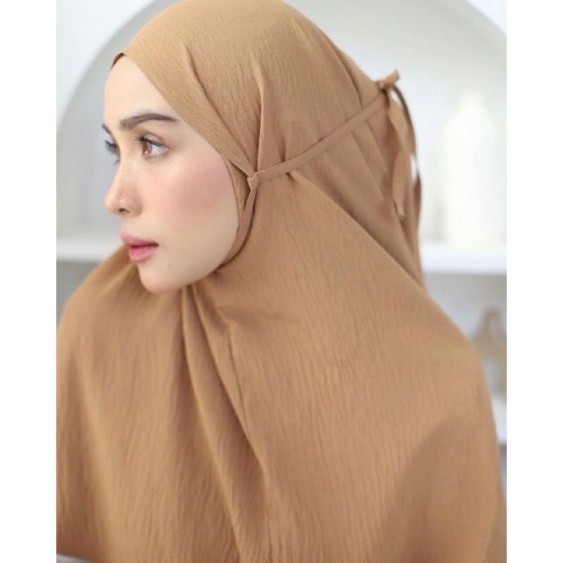 HIJAB BERGO MARYAM CRINGKLE AIR FLOW SIZE L/ KERUDUNG MARYAM CRINGKLE