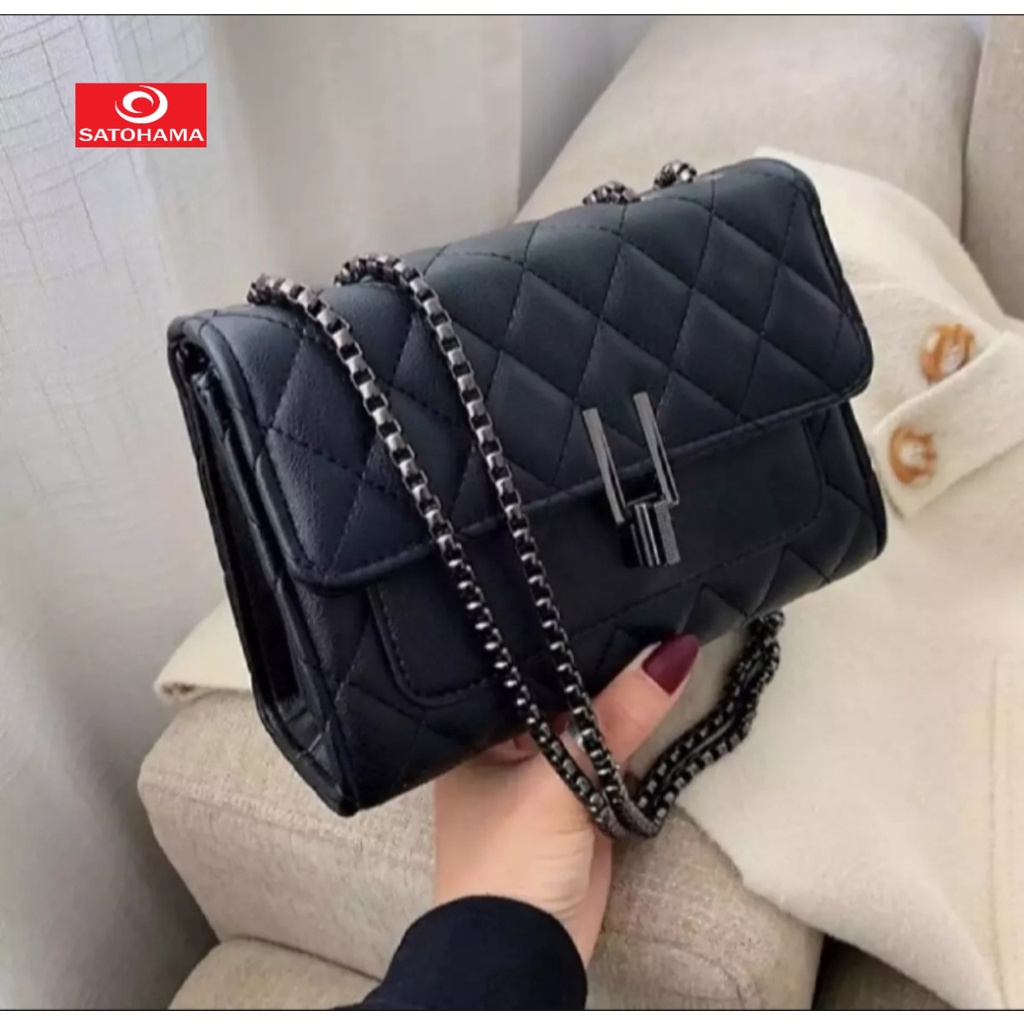 Satohama Tas Wanita - Sling Bag Wanita - Tas Selempang Wanita - Tas Bahu Wanita - Tas Pesta