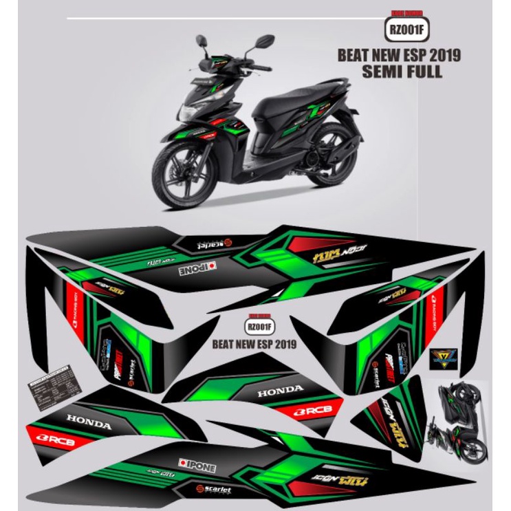 striping honda beat esp/decal variasi honda beat esp