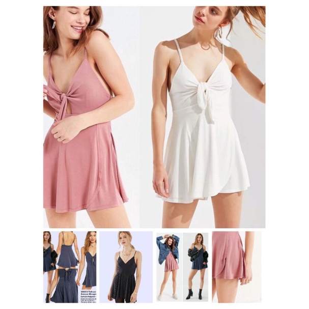 URBAN OUTFITTERS Vanessa Playsuit Terusan Wanita Banyak Varian Branded Original