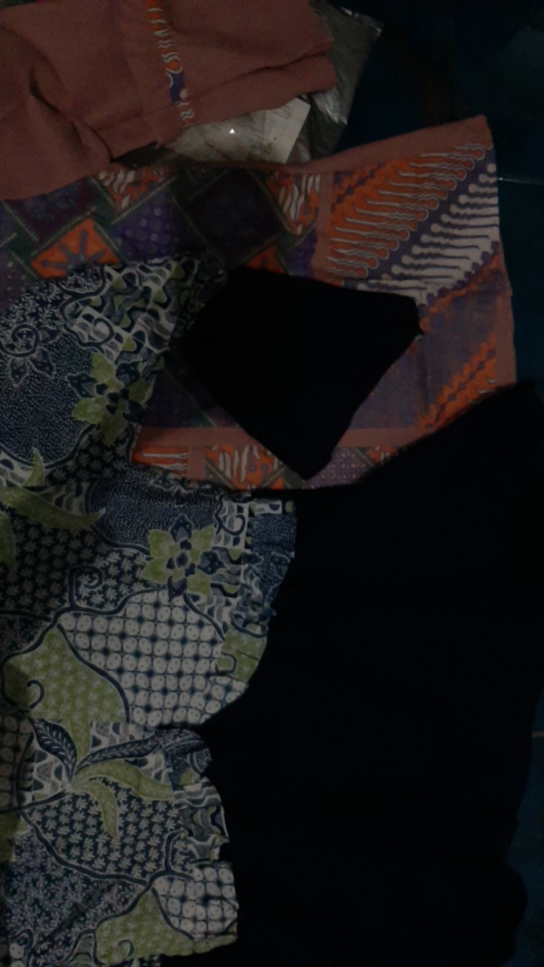 Tey-17 Batik Wanita Asj Sa Hrb026 Kenongo Kemeja Tosca Pendek