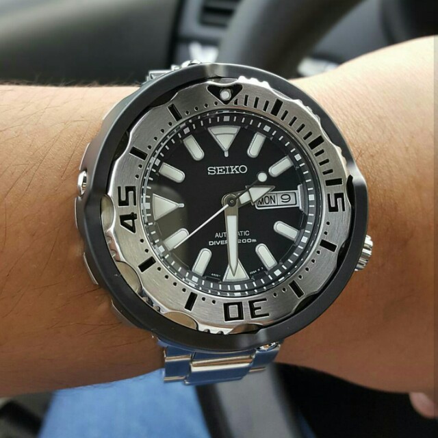 Seiko Prospex SRPA79K1 Black Monster Diver - Jam Tangan Pria SRPA79