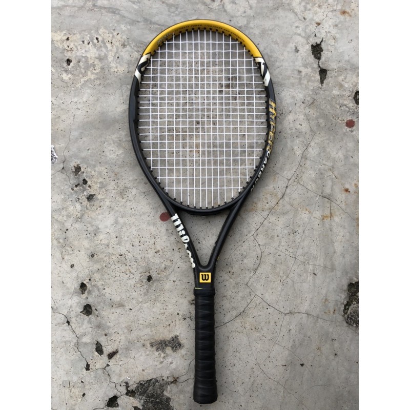 Raket tennis bekas second wilson hyper hammer 6.3 cocok untuk pemula