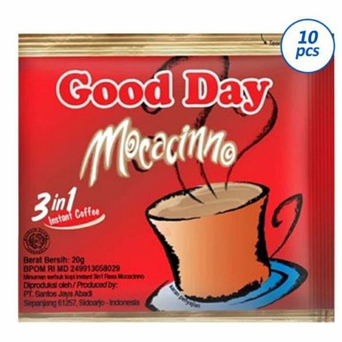 

Good Day Mocacinno Kopi Instan Moka 3 In 1 Isi 10 Sachet