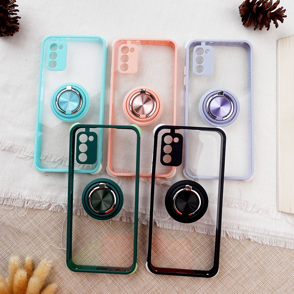 CASE DOUBLE RING SAMSUNG A02 A03S A12 A22 A32 A51 A52 IPHONE 6 6PLUS 7 7PLUS 8 8PLUS X XS XR 11 12 OPPO A15 A7 A9 2020 VIVO Y17 Y15 Y12 Y20 Y12S Y20S XIAOMI NOTE 10 10 PRO 9 9 PRO REDMI 9A 9C HARDCASE CANDY RING CASE DOUBLE RING