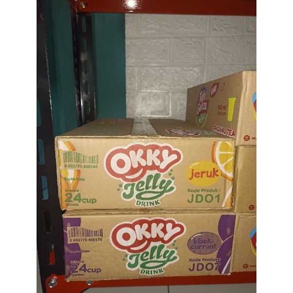 okky jelly drink 150ml isi 24cup