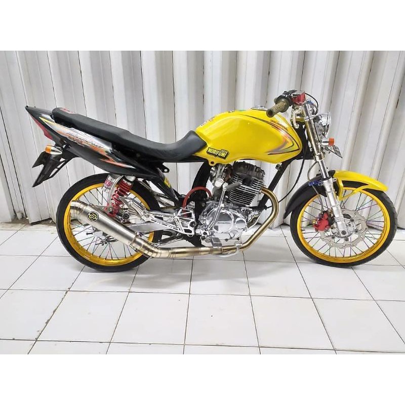 Knalpot Pekajaman Muffler Jogja Semi Kompetisi MP TIGER GL CB Stainless Original Racing Jogja