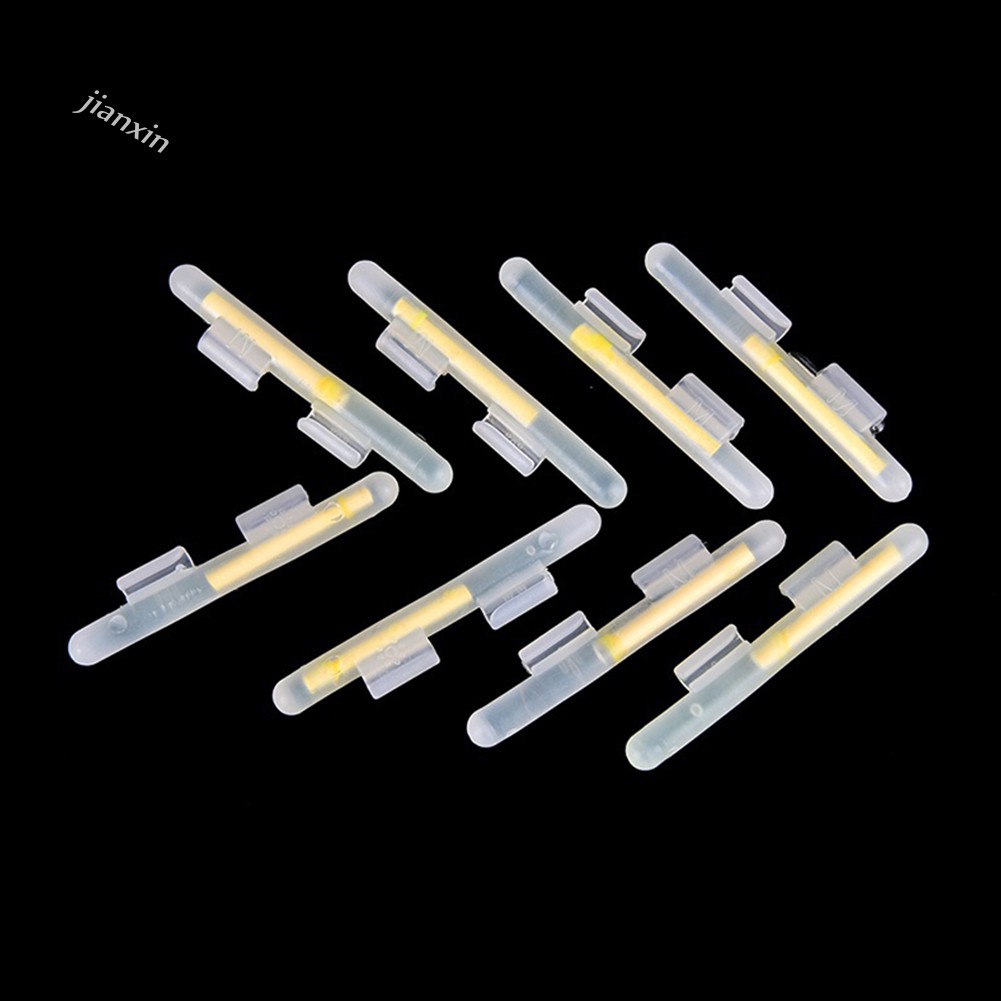 [Jianxin] 2pcs Stik Fluorescent Menyala Dalam Gelap Untuk Memancing