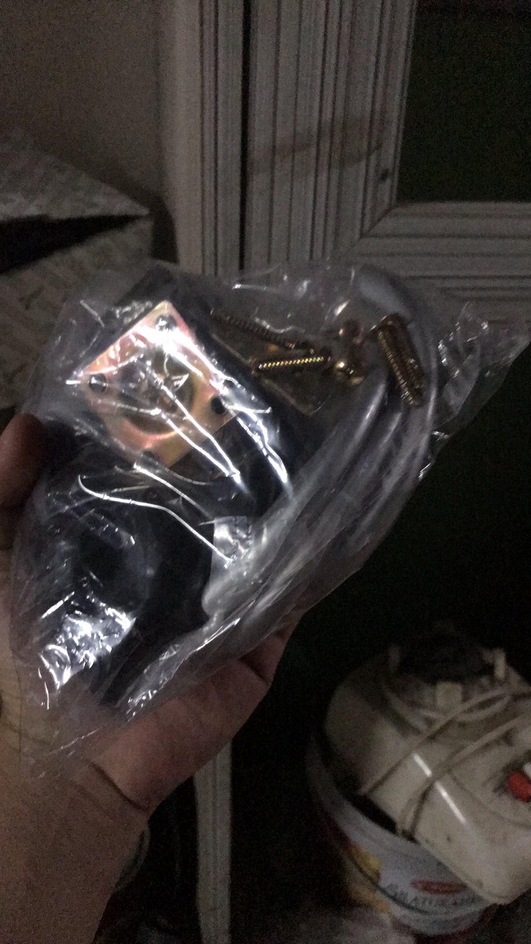 Tarikan Laci 58 C96 / Handle Sabit Pintu Lemari Hitam Black Silver Panjang Murah Gagang