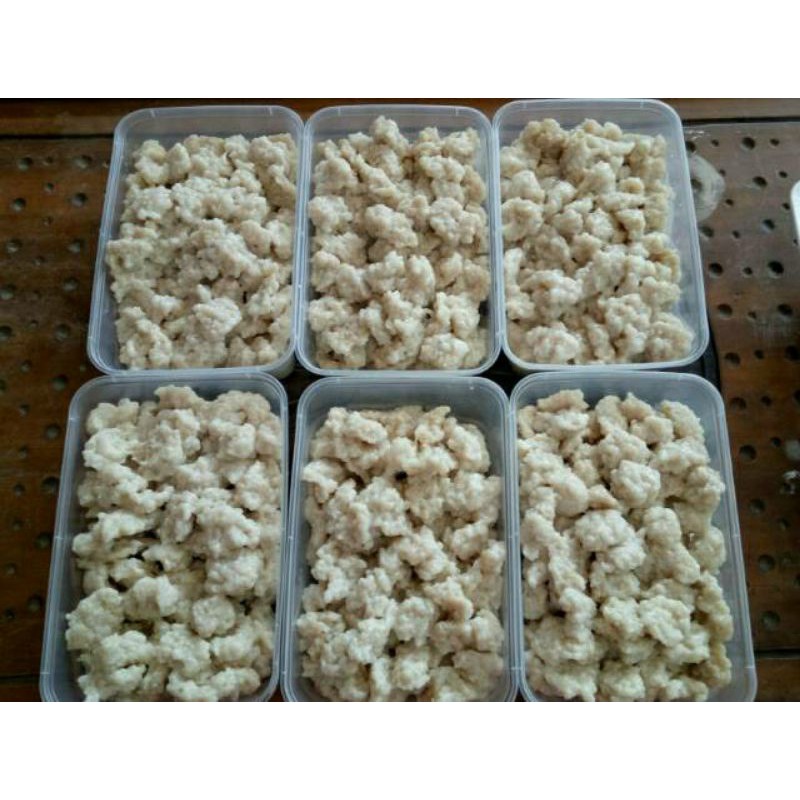 

Tekwan ikan kakap/butir