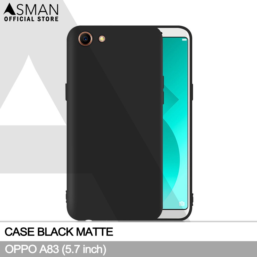 Ultraslim OPPO A83 (5.7&quot;) | Soft Case Black Matte - Hitam